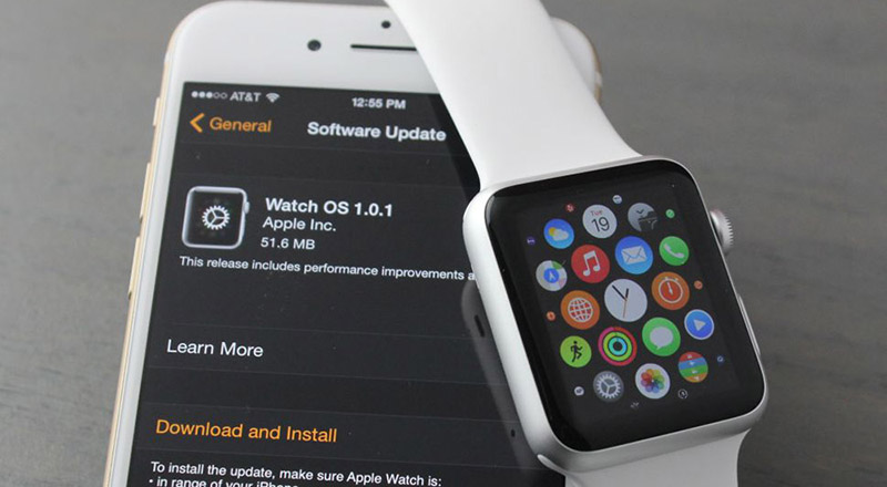 Обновление Apple Watch через iPhone